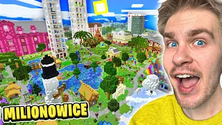 WCHODZĘ PIERWSZY RAZ ⚠️ *OD 6 MIESIĘCY* na MILIONOWICE i WIDZĘ TO… w Minecraft! 😱