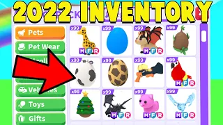 My 2022 Adopt Me Inventory Reveal..