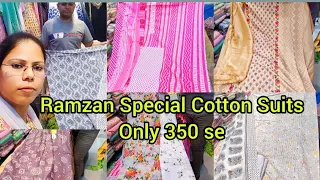 Once Again Ramzan Special Cotton Suits Collection's Nakkhas Lucknow @vlogswithshama5526 #suits