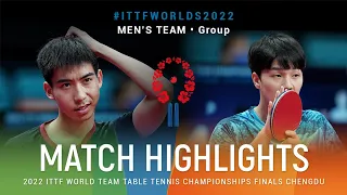 Highlights | Edward Ly (CAN) vs An Jaehyun (KOR) | MT Grps | #ITTFWorlds2022