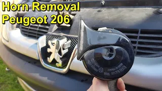Car Horn Removal and Refitting - Peugeot 206