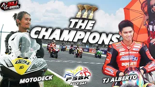 MOTODECK | TJ ALBERTO THE CHAMPIONS| PSBK 2022 RACE DAY | Naj Abdul