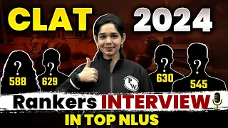 CLAT 2024 Exam Toppers Interview From Top NLUs | CLAT Students Interview - Rank Holders 🔥🔥