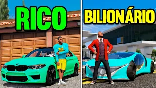 CARRO DE BILIONÁRIO VS CARRO DE RICO no GTA 5!!!