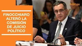 El discurso de Alejandro Finocchiaro que alteró la comisión de Juicio Político en Diputados