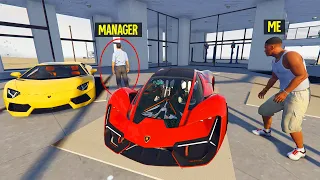 Stealing EVERY LAMBORGHINI From The Showroom in GTA 5 !