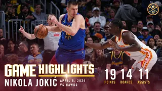 Nikola Jokić Full Game Highlights vs. Hawks 🎥