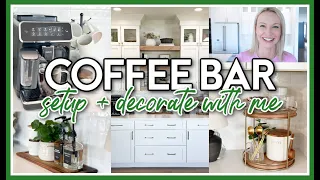 *NEW* COFFEE BAR STATION 2024 | SETUP + DECORATE WITH ME!