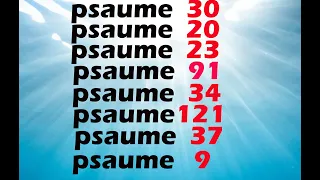 Psaumes de protection divine  et de victoire / Psaume 30, psaume 20, psaume 23, psaume 91,