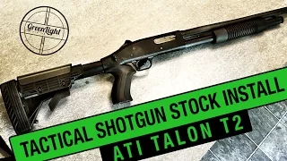 How To Install a Tactical Shotgun Stock - ATI Talon T2 & Mossberg 500