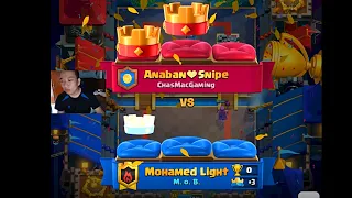 Mohamed Light vs Anaban❤️Snipe Clash Royale Top ladder