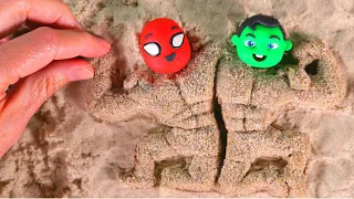 Making Muscular Man With Sand 😱😱😱😱😱