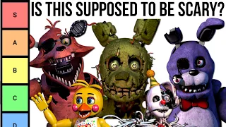 Ranking every FNAF character based on how scary they are
