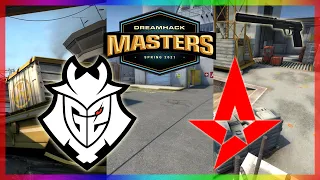 Astralis vs G2 | Pistol Rounds | Train, Nuke and Vertigo | DreamHack Masters Spring 2021 | CSGO