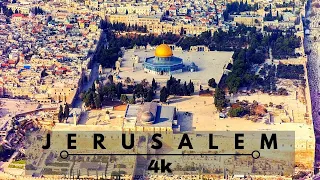 Jerusalem 4K Drone / Walking In Jerusalem / Cinematic Drone Footage