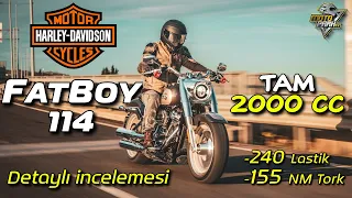 38.500 €'luk KAMYON LASTİĞİ Olan Motor ? Harley Davidson FATBOY 114