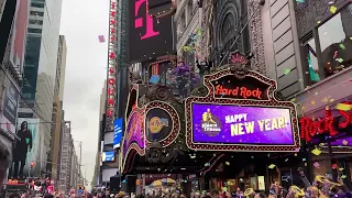 Times Square New Year's Eve Confetti Test, December 29, 2021