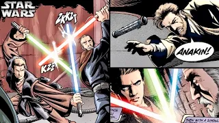 Why Did Obi-Wan Want Anakin to Use Two Lightsabers Against Dooku in Episode 2? (Legends)