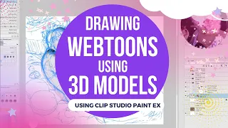 Using 3D Models for Drawing Webtoon Comics || WEBTOON CANVA Workshop