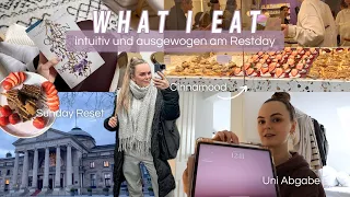 ✨WHAT I EAT✨// am Restday, intuitiv & ausgewogen, Cinnamood, morning walk, Sunday Reset🩷 @kathrin.99