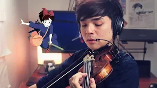 Kiki's delivery service (魔女の宅急便) - A town with an ocean view [Violin Cover] 【Julien Ando】