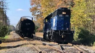 Shortline Railway Switching, 2 Train Operation On CCET & Hobo Shoestring Harmonica! Rare Trains