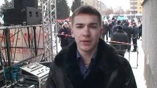 Интервью А. Колбасов. Митинг МММ в Екатеринбурге 10.03.2012