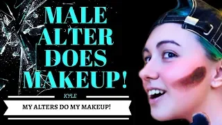 MY (MALE) ALTER DOES MY MAKEUP! | KYLE | Dysphoria Talk & A Hat With A Story