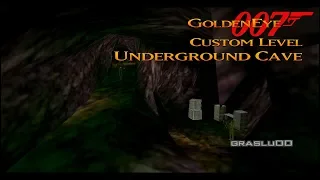 GoldenEye 007 N64 - Underground Cave - 00 Agent (Custom level)