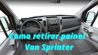 Como retirar painel Sprinter 515 2015 / como retirar caixa evaporadora Sprinter 515 2015