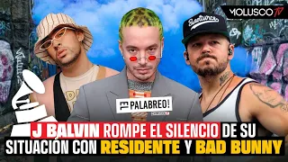 J Balvin habla de su situación con Residente y Bad Bunny “El Palabreo” analiza