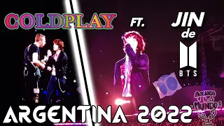 RECITAL COLDPLAY ARGENTINA 2022 🇦🇷 [4K] Astronaut By JIN (BTS) | BUENOS AIRES (28/10/2022)