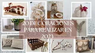 20 DECORACIONES PARA REALIZAR EN EL 2023