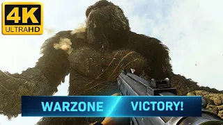 Warzone | Godzilla VS Kong | Gameplay VICTORY [4K 60FPS] Operation Monarch