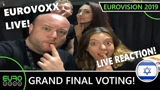 EUROVISION 2019 FINAL VOTING (REACTION) | EUROVOXX LIVE