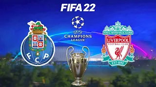 FIFA 22 | FC Porto vs Liverpool - Champions League 2021/22 - Full Match & Gameplay
