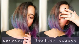 I DYED / COLORED MY HAIR PURPLE & BLUE AT HOME (rash decision)