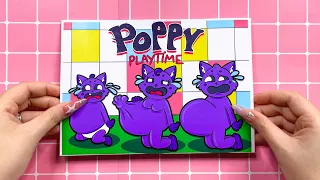 [🐾paper diy🐾] Catnap Family Pregnant 🤰 Poppy Playtime Chapter 3 | Pregnant Blind Bag Compilation