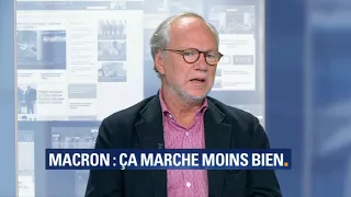 Laurent Joffrin explique la chute de la cote de popularité d'Emmanuel Macron