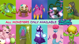 The Lost Landscapes - All New Monsters NOT Available in My Singing Monsters