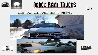 Ram LED Cab Roof Marker Lights Install | 1500, 2500, 3500