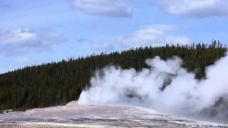 Гейзер Старый Служака, Йеллоустоун - Old faithful Geyser, Yellowstone National Park