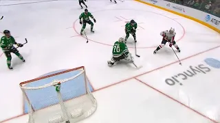 Braden Holtby gets baited WAY out of his crease
