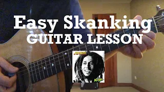 Bob Marley - Easy Skanking - Guitar Lesson - Guitar Chords