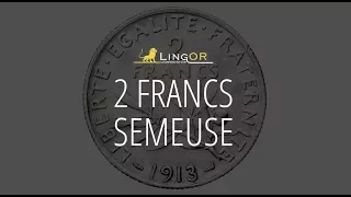 Pièce Argent 2 Francs Semeuse  - LingOr