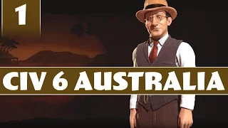 Civilization 6 - Let's Play Australia - Part 1 [Civ 6 Modded Gameplay with AI+]