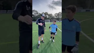 😱 INCREDIBLE 12 YEAR OLD GOAL KEEPER😱 AMAZING TECHNIQUE ⚽️ | Joner Football #shorts