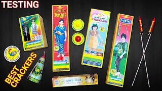 TOP 5 CRACKERS TESTING | BEST COCK BRAND CRACKERS TESTING 2020  | DIWALI CRACKERS TESTING 2020