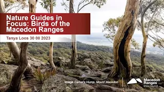 Birds of the Macedon Ranges webinar