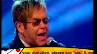 Elton Jhon Live on Children in need 2004 (VHS Capture)